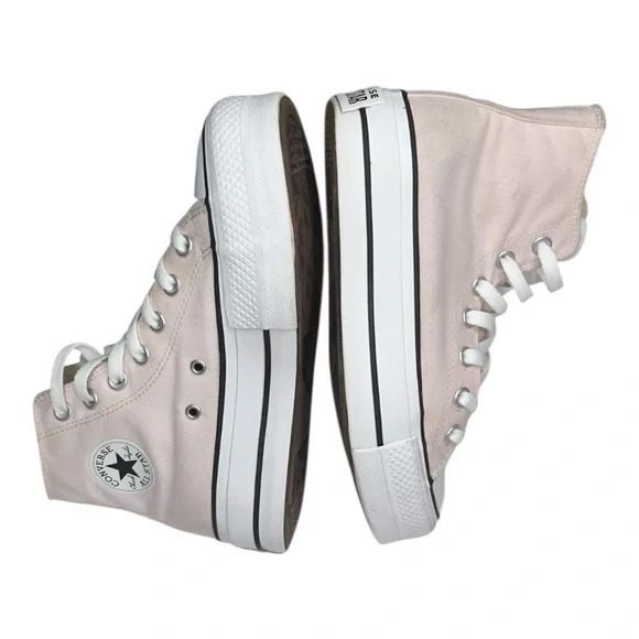 Converse Chuck Taylor All Star Platform High Top Sneakers Pink M4/W6 - Picture 3 of 16